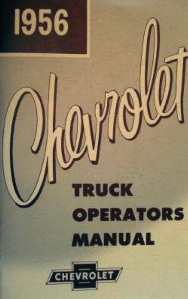 1956 Chevrolet Truck Operators Manual